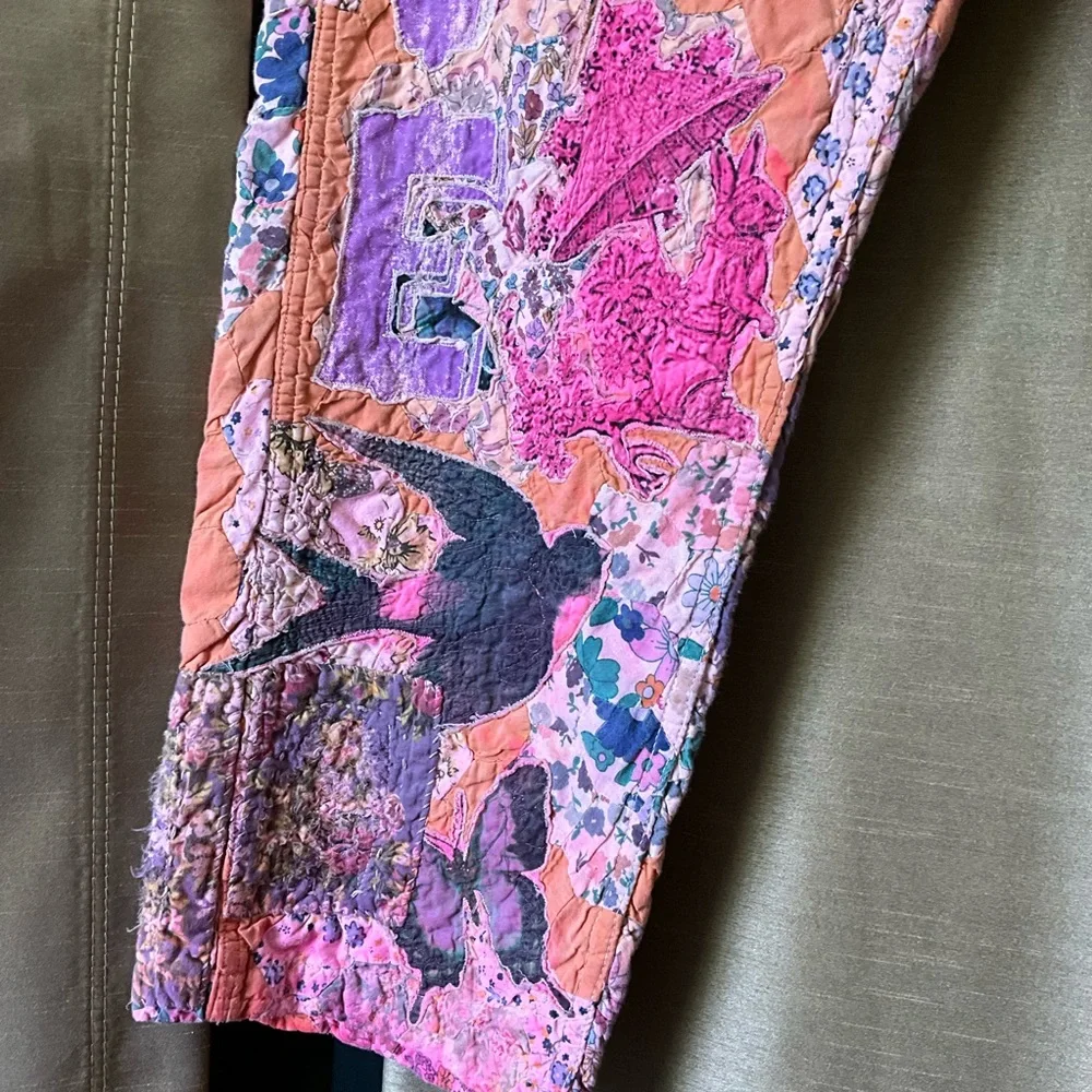 Magnolia Pearl Pink and Orange Ankle Cropped Pants - Picture 6 of 15